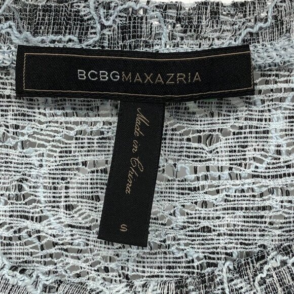 BCBGMaxAzria Haze Grey Floral Lace Bridette Crop Top & Matching Skirt size S - Picture 8 of 16